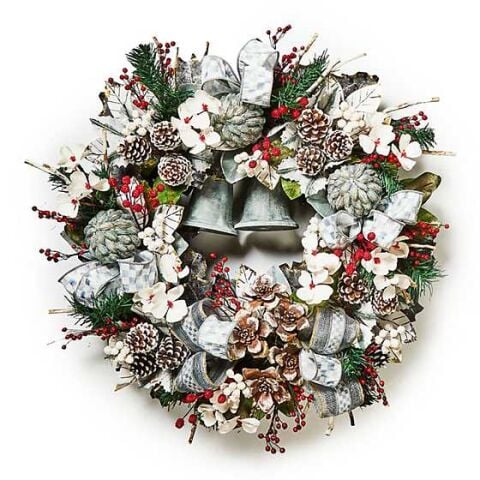 Farmhouse Sterling Holiday 76 cm Wreath