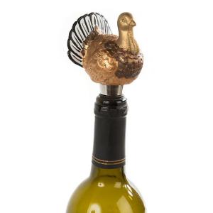 Autumn Harvest Turkey Bottle Stopper