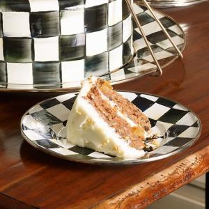 Courtly Check Enamel Salad/Dessert Plate