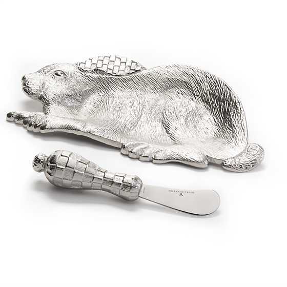 Cottontail Small Dish & Canape Knife Set