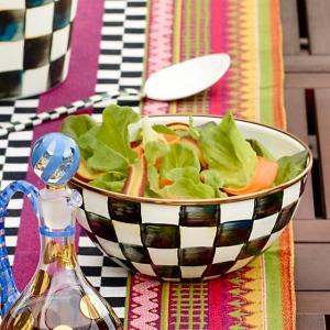 Courtly Check Enamel Everyday Bowl - Small