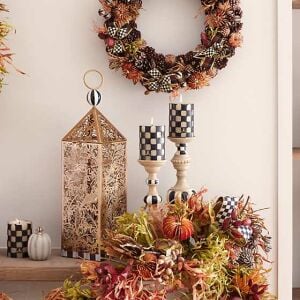 Pierced Leaf Lantern - Large