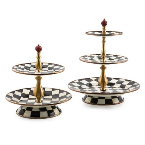 Courtly Check Three Tier Sweet Stand