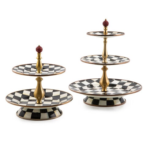 Courtly Check Three Tier Sweet Stand
