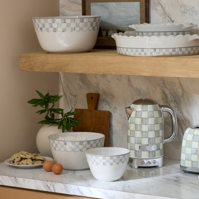 Sterling Check Everyday Mixing Bowls, Set of 3