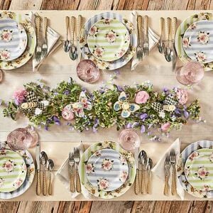 Wildflowers Dinner Plate - Blue