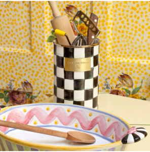 Courtly Check Utensil Holder