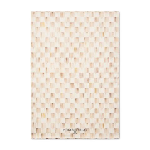 Mocha Check Dish Towel