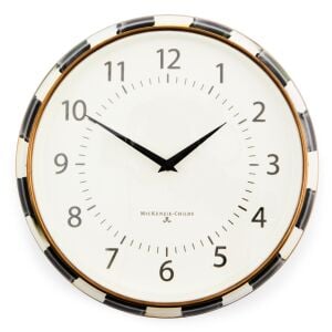 Courtly Check School Wall Clock