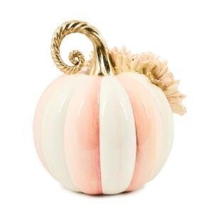 Rosy Stripe Small Sunflower Pumpkin