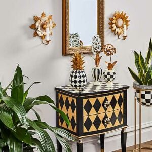 Golden Anemone Candle Sconce