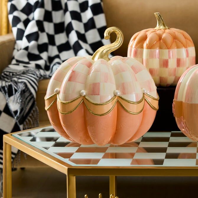 Rosy Check Fairytale Swag Pumpkin