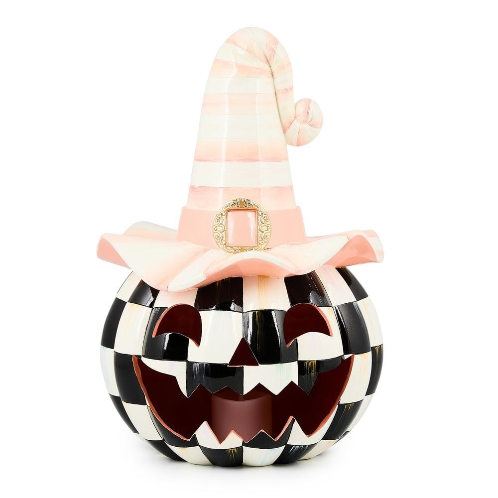 Rosy Happy Jack Illuminated Pumpkin