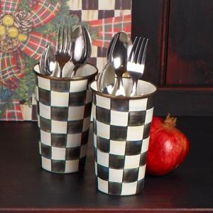 Courtly Check Enamel Tumbler - 20 Ounce