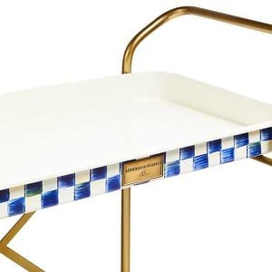 Royal Check 2-Tier Kitchen Cart