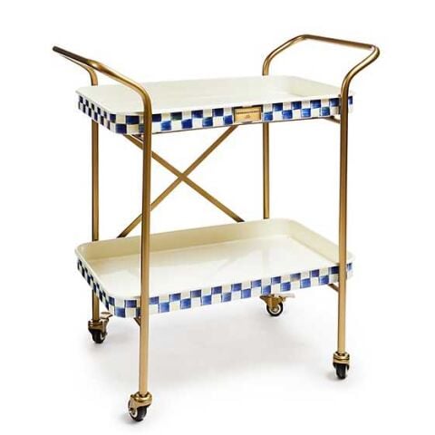 Royal Check 2-Tier Kitchen Cart