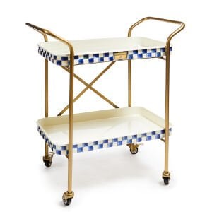 Royal Check 2-Tier Kitchen Cart