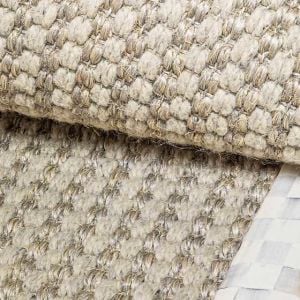 Sterling Check Chunky Sisal Wool Grey 8' x 10' Rug