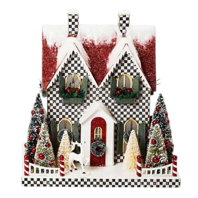 Cozy Christmas Illuminated Paper Cottage