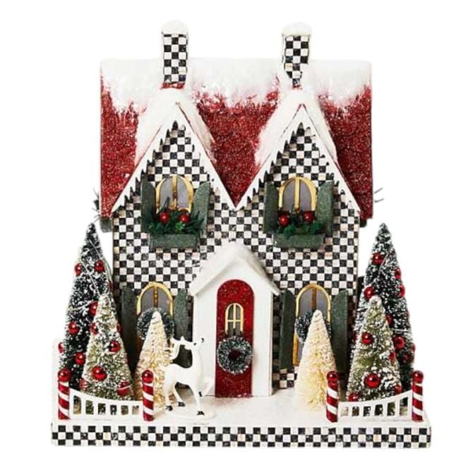 Cozy Christmas Illuminated Paper Cottage