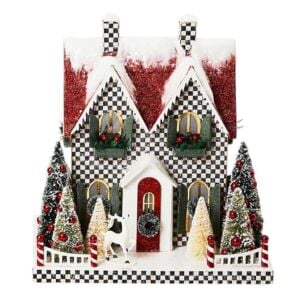 Cozy Christmas Illuminated Paper Cottage