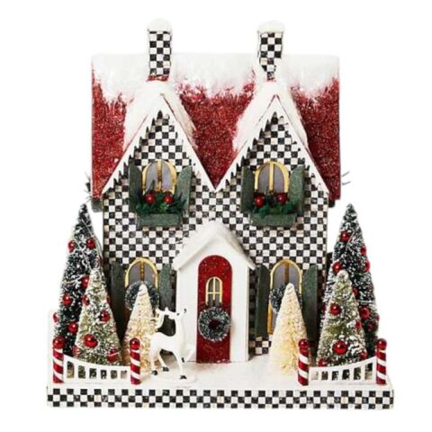 Cozy Christmas Illuminated Paper Cottage
