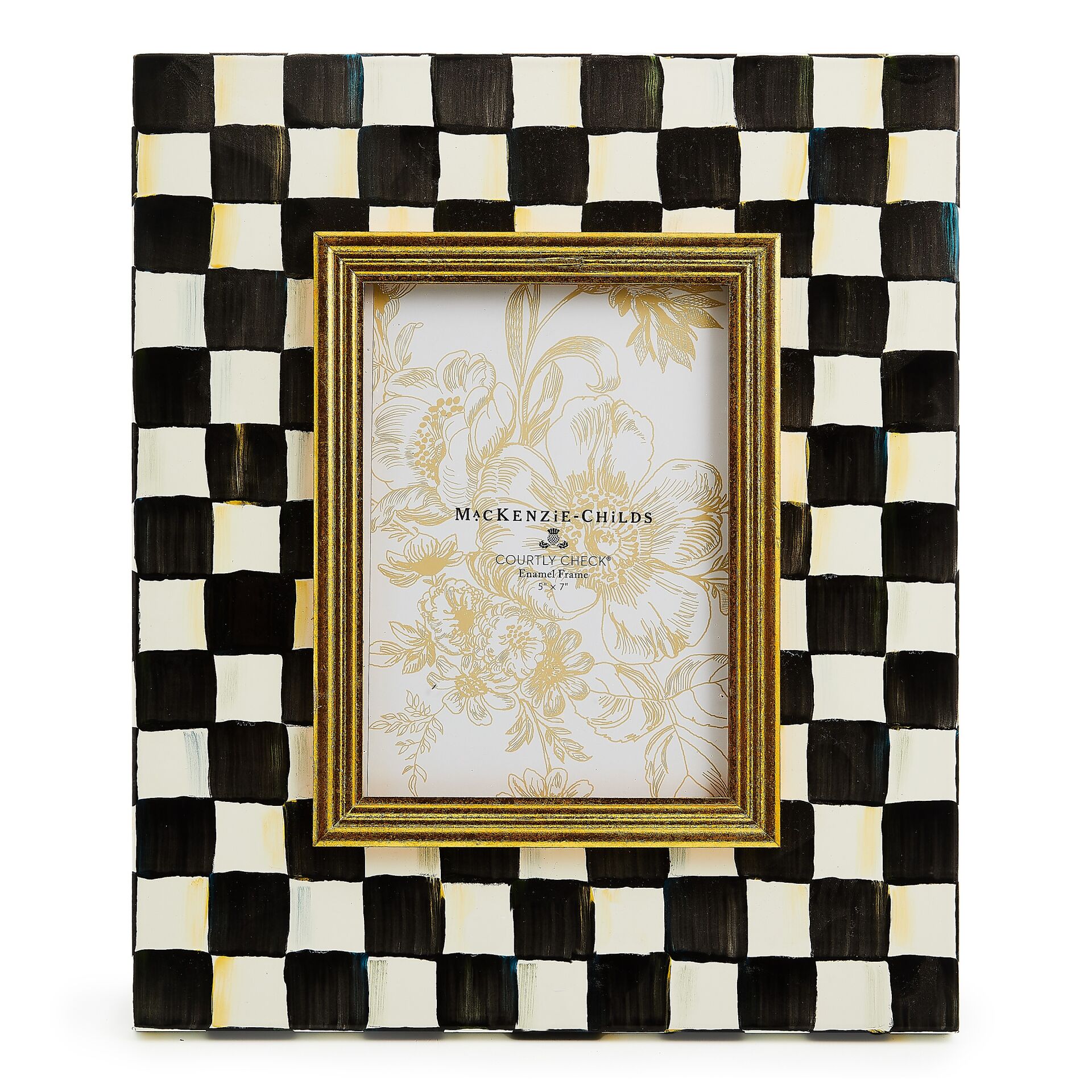 Courtly Check Enamel Frame