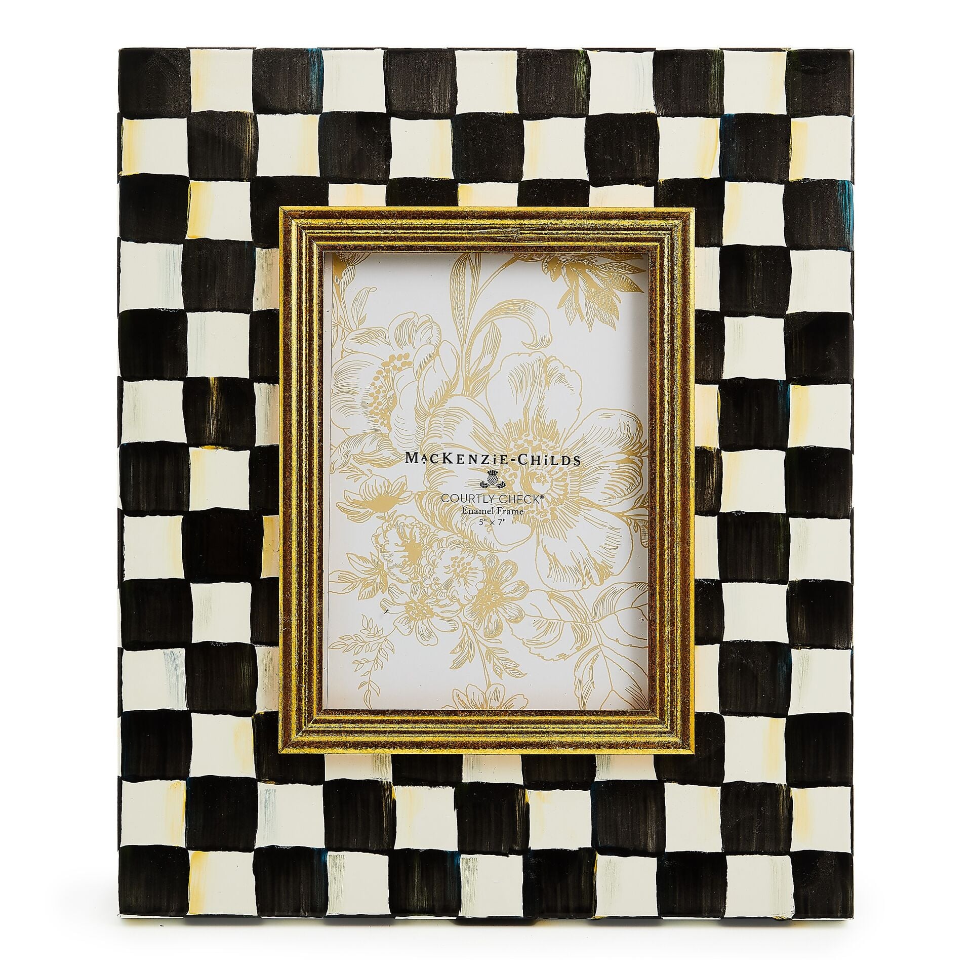 Courtly Check Enamel Frame