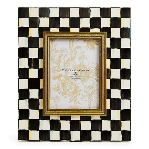 Courtly Check Enamel Frame