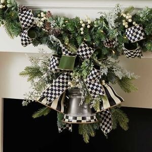 Farmhouse Holiday Bell Swag