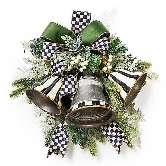 Farmhouse Holiday Bell Swag