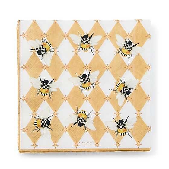 Queen Bee Dinner Paper Napkins