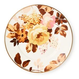 Wild Rose White Salad Plate