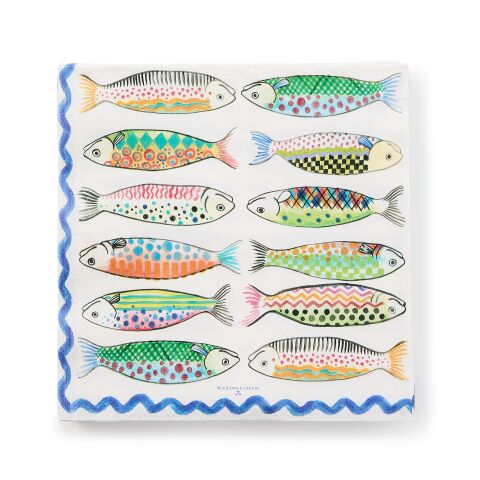 Go Fish Dinner Paper Napkins