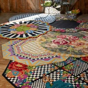 Royal Check Rug - 6' Round