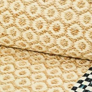 Courtly Check Natural Honeycomb 2' x 3' Jute Rug