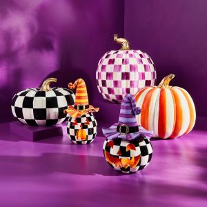 Illuminated Happy Jack Pumpkin - Purple Hat