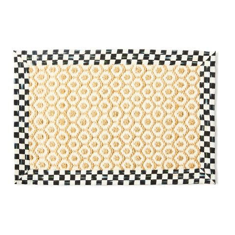 Courtly Check Natural Honeycomb 2' x 3' Jute Rug
