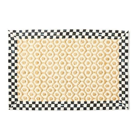 Courtly Check Natural Honeycomb 2' x 3' Jute Rug