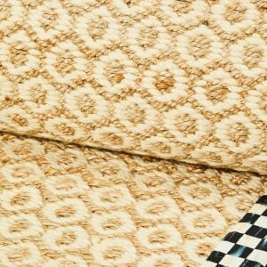 Courtly Check Natural Honeycomb 2' x 3' Jute Rug