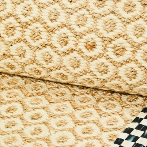 Courtly Check Natural Honeycomb 2' x 3' Jute Rug