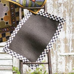 Courtly Check Black Sisal 2' x 3' Rug
