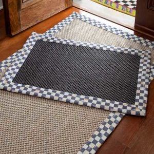 Courtly Check Black Sisal 2' x 3' Rug