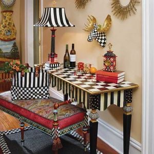 Courtly Check Black Sisal 2' x 3' Rug