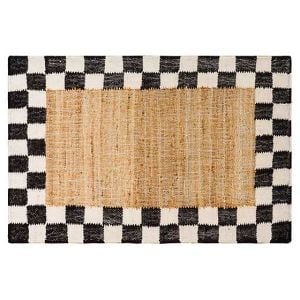 Check Jute 2' x 3' Rug