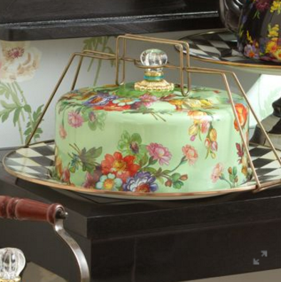 Flower Market Cake Carrier - Green