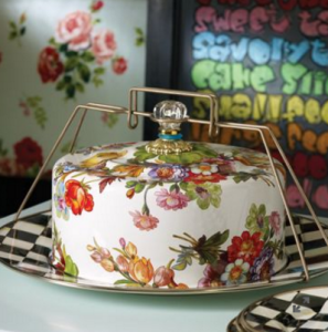 Flower Market Cake Carrier - White