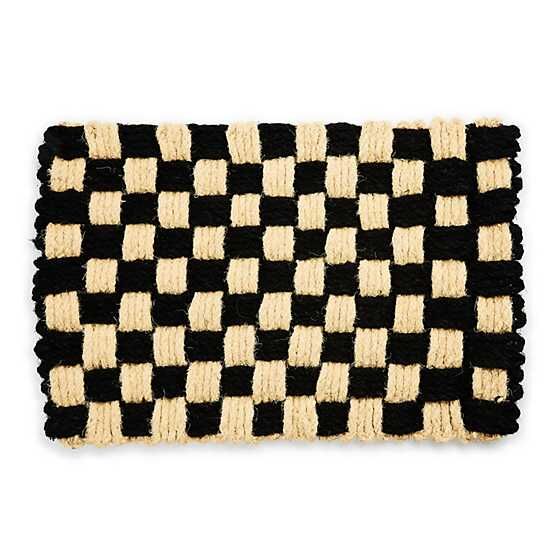 Woven Check Entrance Mat
