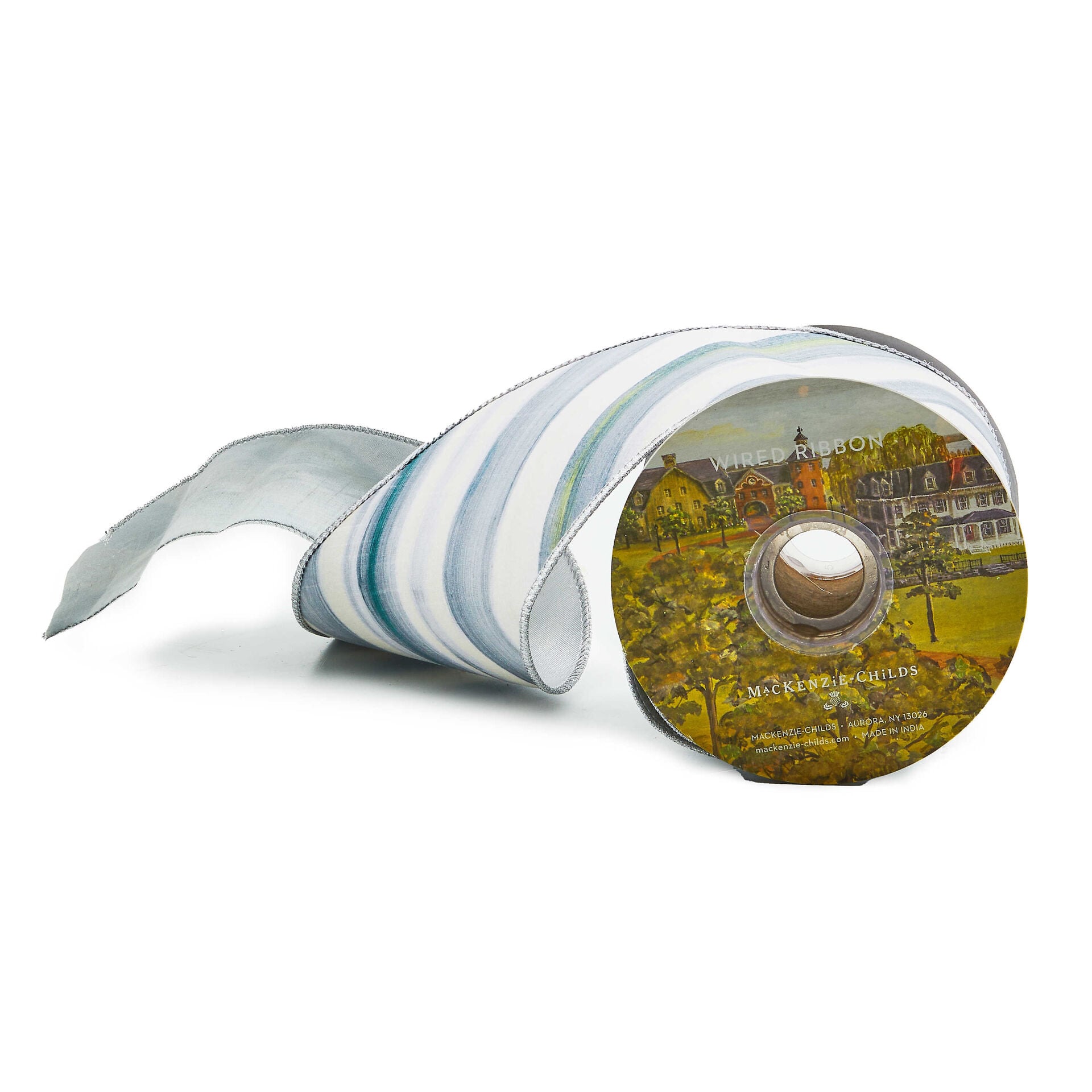 Sterling Stripe 10 cm Ribbon