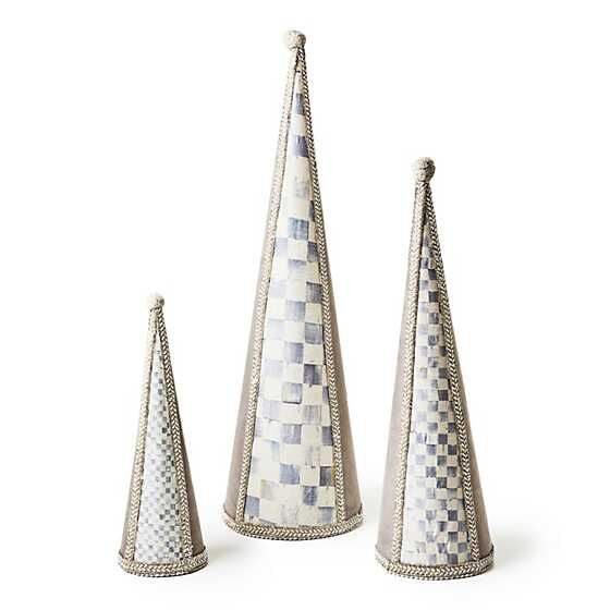 Crystal Palace Suede Cone Trees, Set of 3